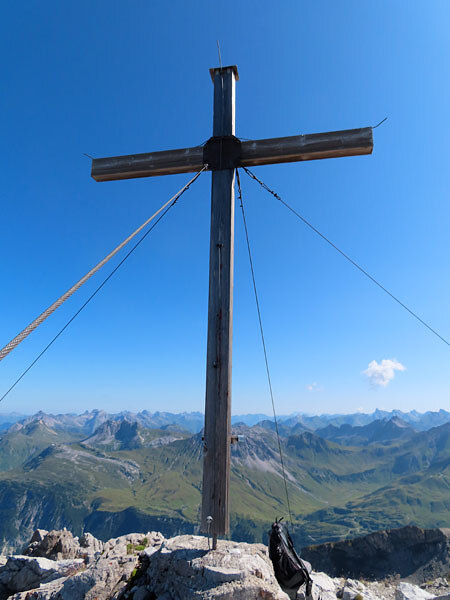 Gipfelkreuz Wildgrubenspitze